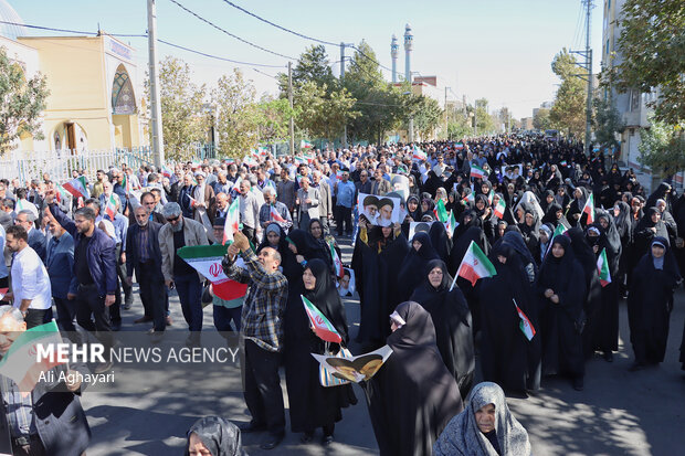 راهپیمایی بشارت نصر در ارومیه