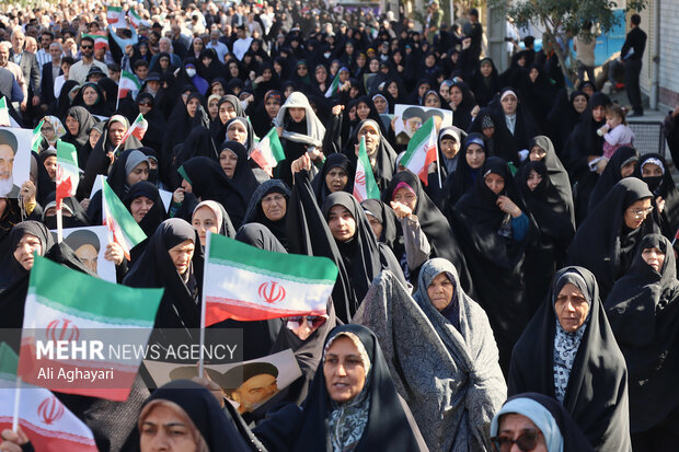 راهپیمایی بشارت نصر در ارومیه