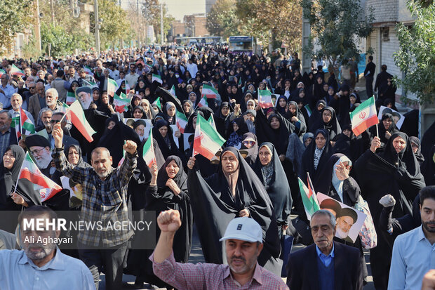راهپیمایی بشارت نصر در ارومیه