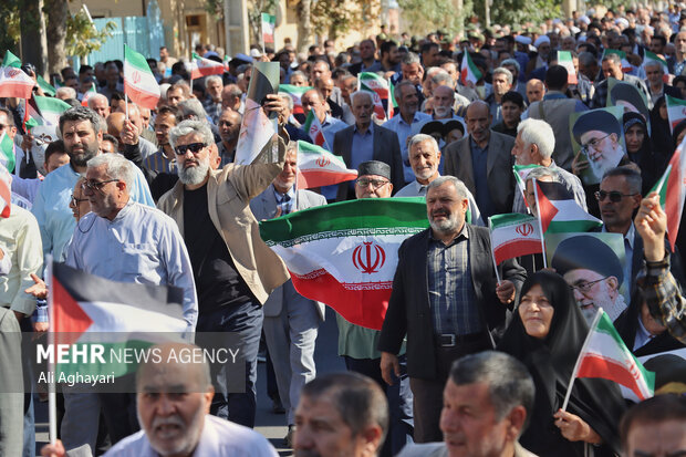 راهپیمایی بشارت نصر در ارومیه