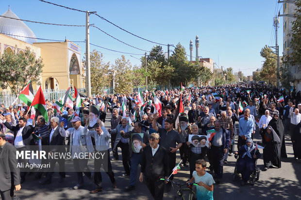 راهپیمایی بشارت نصر در ارومیه