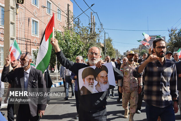 راهپیمایی بشارت نصر در ارومیه