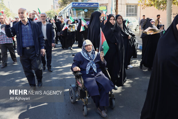 راهپیمایی بشارت نصر در ارومیه