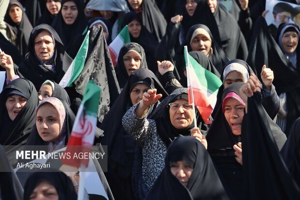 راهپیمایی بشارت نصر در ارومیه