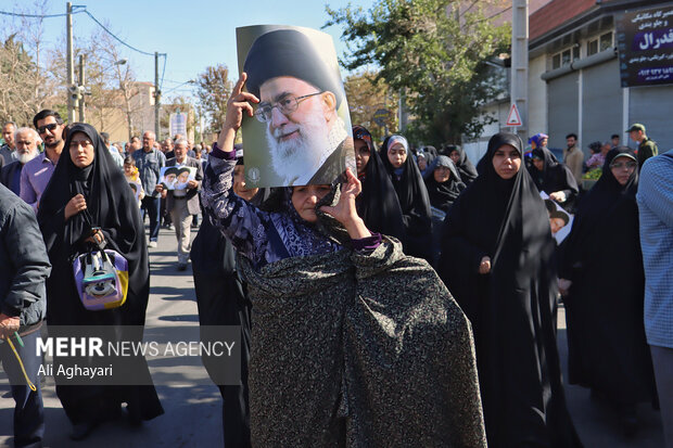 راهپیمایی بشارت نصر در ارومیه
