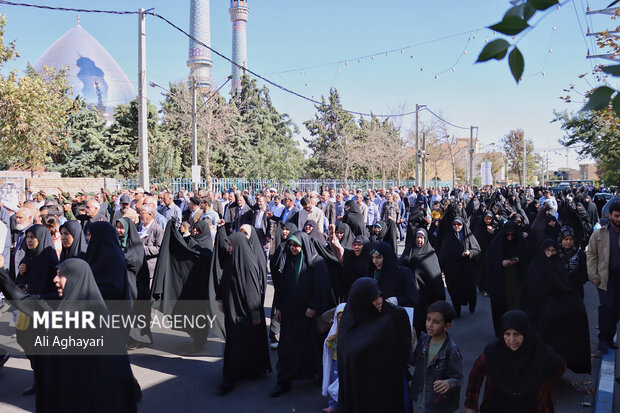 راهپیمایی بشارت نصر در ارومیه