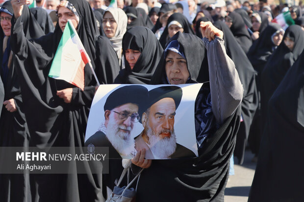 راهپیمایی بشارت نصر در ارومیه