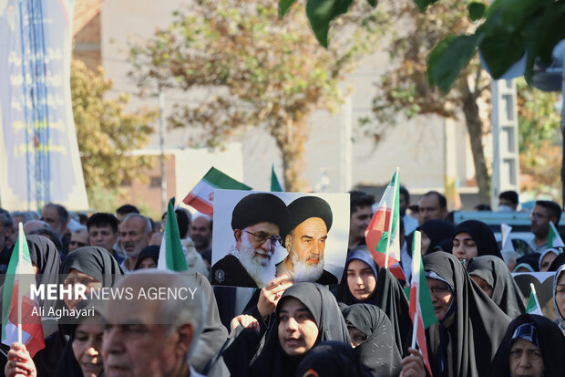 راهپیمایی بشارت نصر در ارومیه