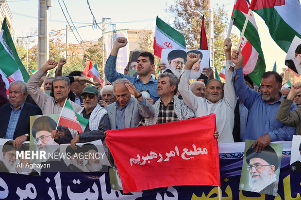 راهپیمایی بشارت نصر در ارومیه