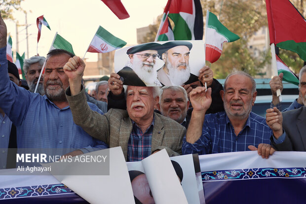راهپیمایی بشارت نصر در ارومیه