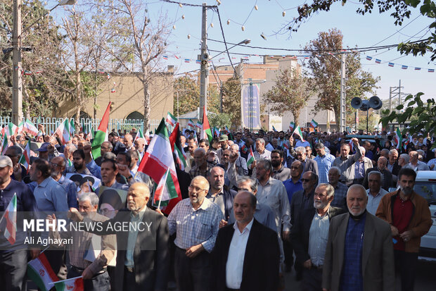راهپیمایی بشارت نصر در ارومیه