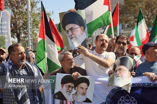 راهپیمایی بشارت نصر در ارومیه