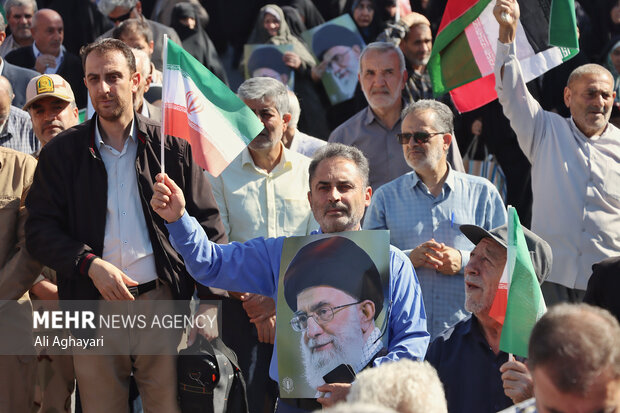 راهپیمایی بشارت نصر در ارومیه