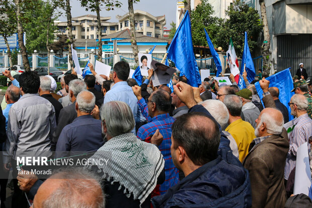 راهپیمایی «بشارت نصر» در رشت