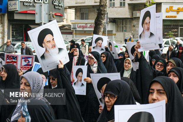 راهپیمایی «بشارت نصر» در رشت
