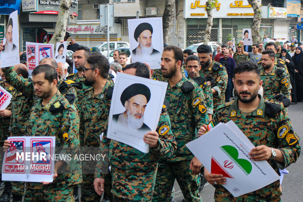 راهپیمایی «بشارت نصر» در رشت