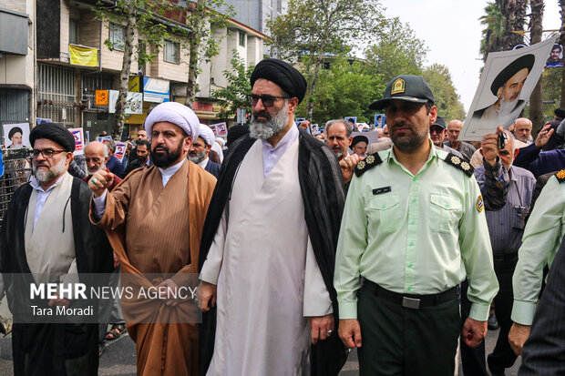 راهپیمایی «بشارت نصر» در رشت