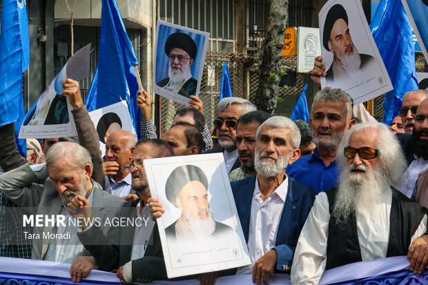 راهپیمایی «بشارت نصر» در رشت