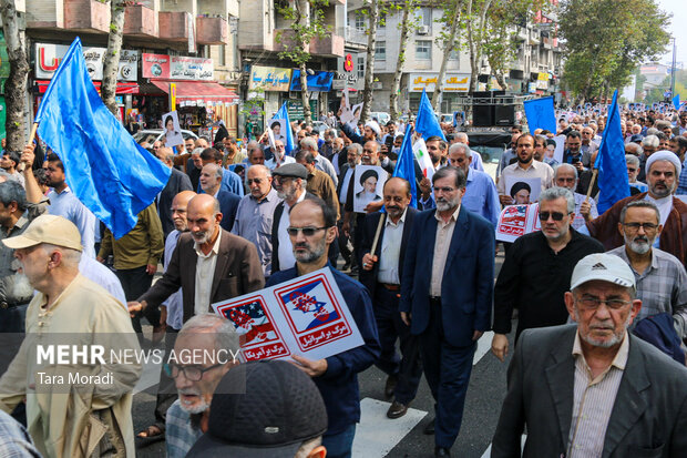 راهپیمایی «بشارت نصر» در رشت