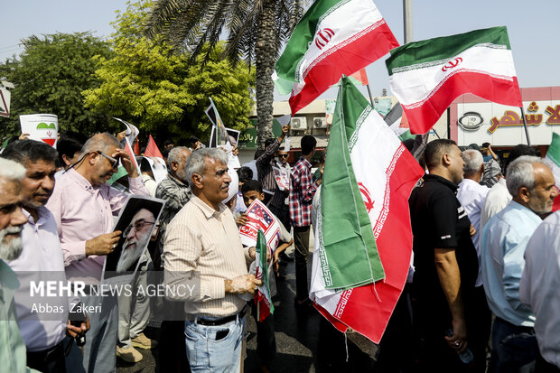 راهپیمایی «بشارت نصر» در بندرعباس برگزار شد