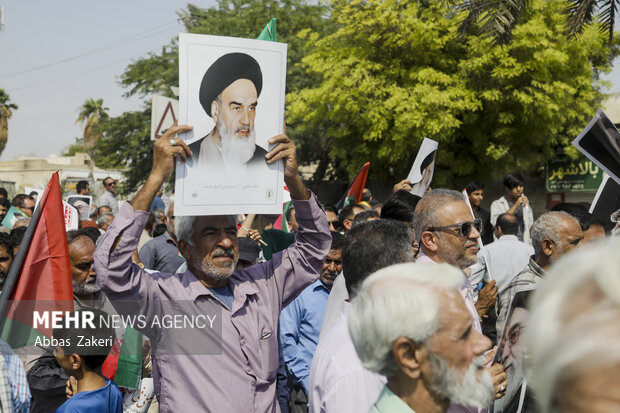 راهپیمایی «بشارت نصر» در بندرعباس برگزار شد