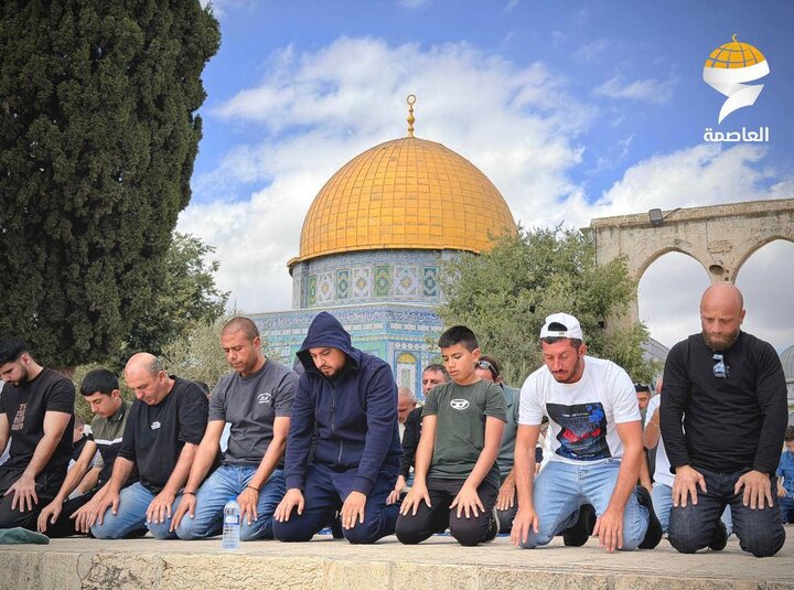 نخستین نماز جمعه در غزه پس از آتش‌بس+ فیلم