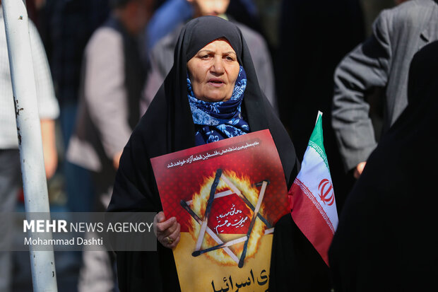 راهپیمایی بشارت نصر در اردبیل