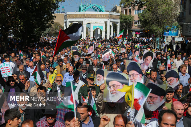 راهپیمایی بشارت نصر در اردبیل