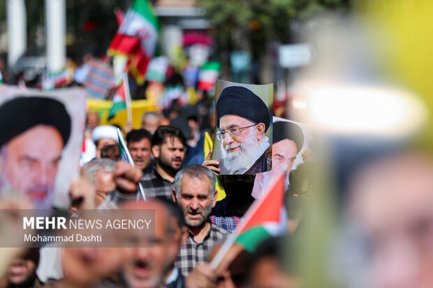 راهپیمایی بشارت نصر در اردبیل