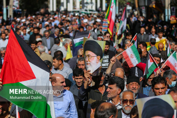 راهپیمایی بشارت نصر در اردبیل