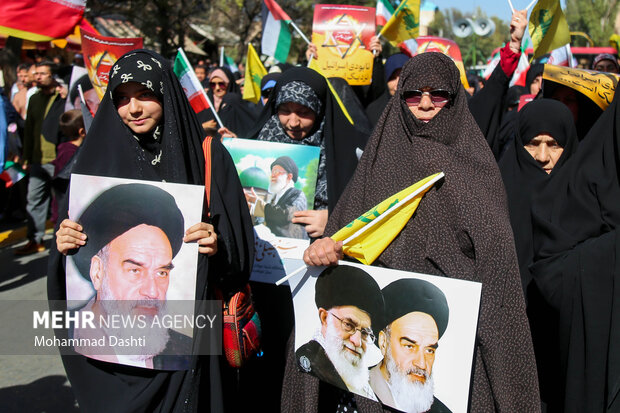 راهپیمایی بشارت نصر در اردبیل