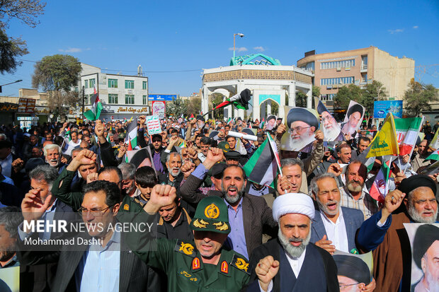 راهپیمایی بشارت نصر در اردبیل