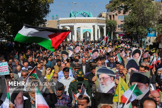 راهپیمایی بشارت نصر در اردبیل
