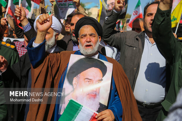 راهپیمایی بشارت نصر در اردبیل