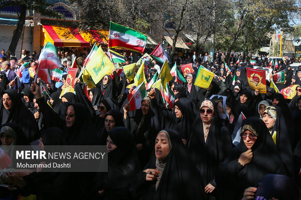 راهپیمایی بشارت نصر در اردبیل