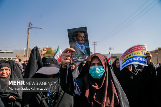 راهپیمایی بشارت نصر در شیراز