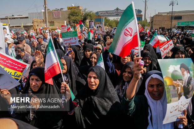 راهپیمایی بشارت نصر در شیراز