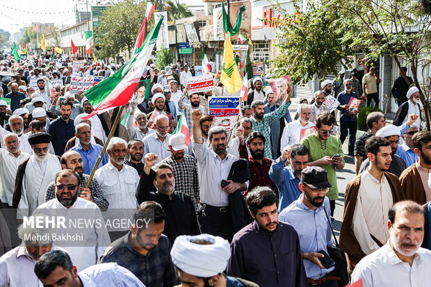 راهپیمایی بشارت نصر در قم