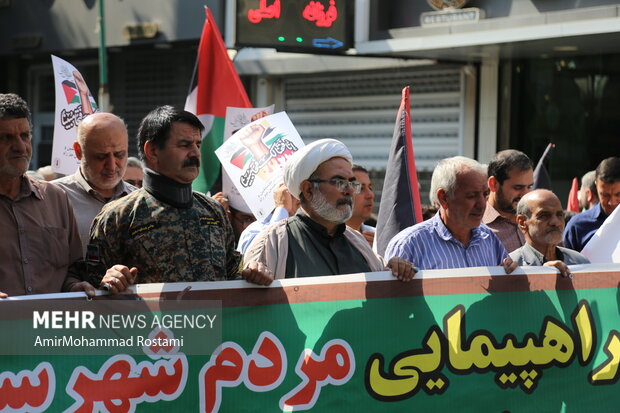 راهپیمایی بزرگ «بشارت نصر» در ورامین برگزار شد