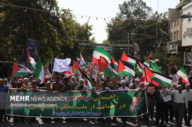 راهپیمایی بزرگ «بشارت نصر» در ورامین برگزار شد