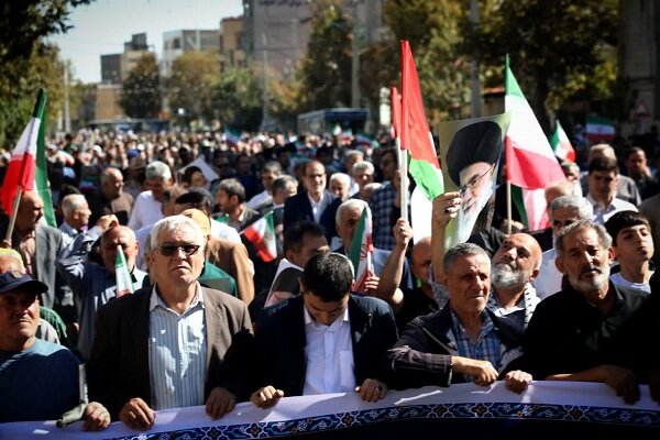 فریاد انزجار آذری ها از رژیم غاصب اسراییل در راهپیمایی «بشارت نصر» فریاد انزجار آذری ها از رژیم غاصب اسراییل در راهپیمایی «بشارت نصر»
