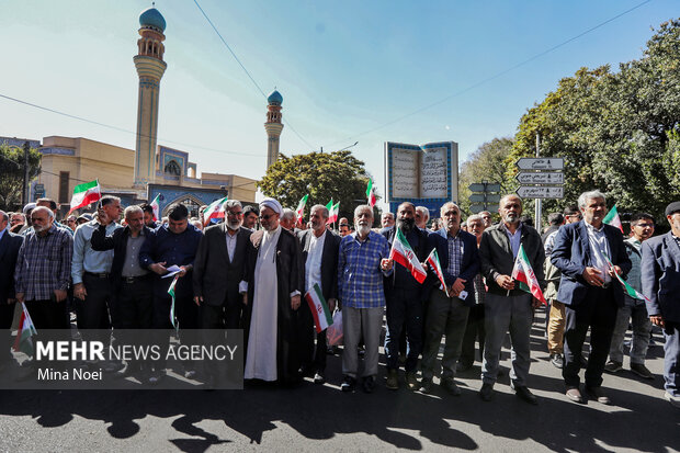 راهپیمایی «بشارت نصر» در تبریز