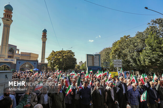 راهپیمایی «بشارت نصر» در تبریز