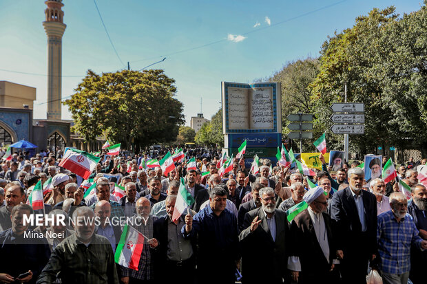 راهپیمایی «بشارت نصر» در تبریز