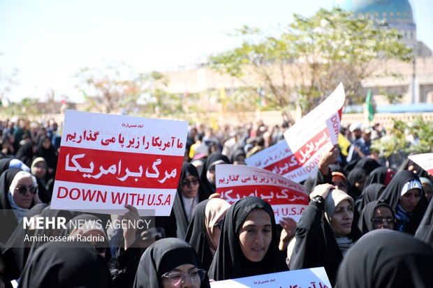 راهپیمایی جمعه های خشم و نصر در بیرجند