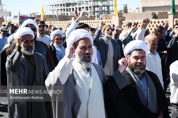 راهپیمایی جمعه های خشم و نصر در بیرجند