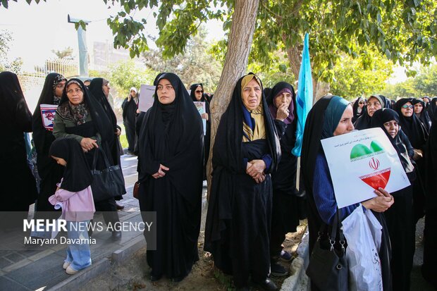 راهپیمایی حمایت از مردم مظلوم غزه و حمایت از کاروان جهانی صمود در بجنورد