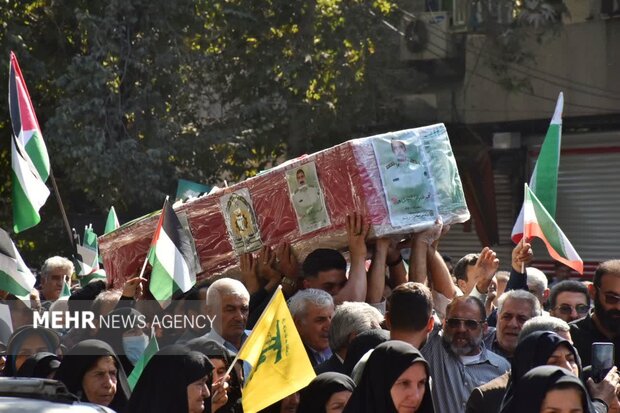 تشییع پیکر شهید «غلامرضا جمشیدی‌پور» در خرم‌آباد