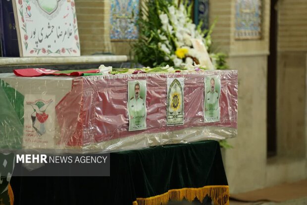 تشییع پیکر شهید «غلامرضا جمشیدی‌پور» در خرم‌آباد