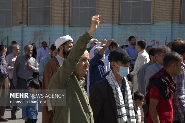 برگزاری راهپیمایی «بشارت نصر» در زاهدان